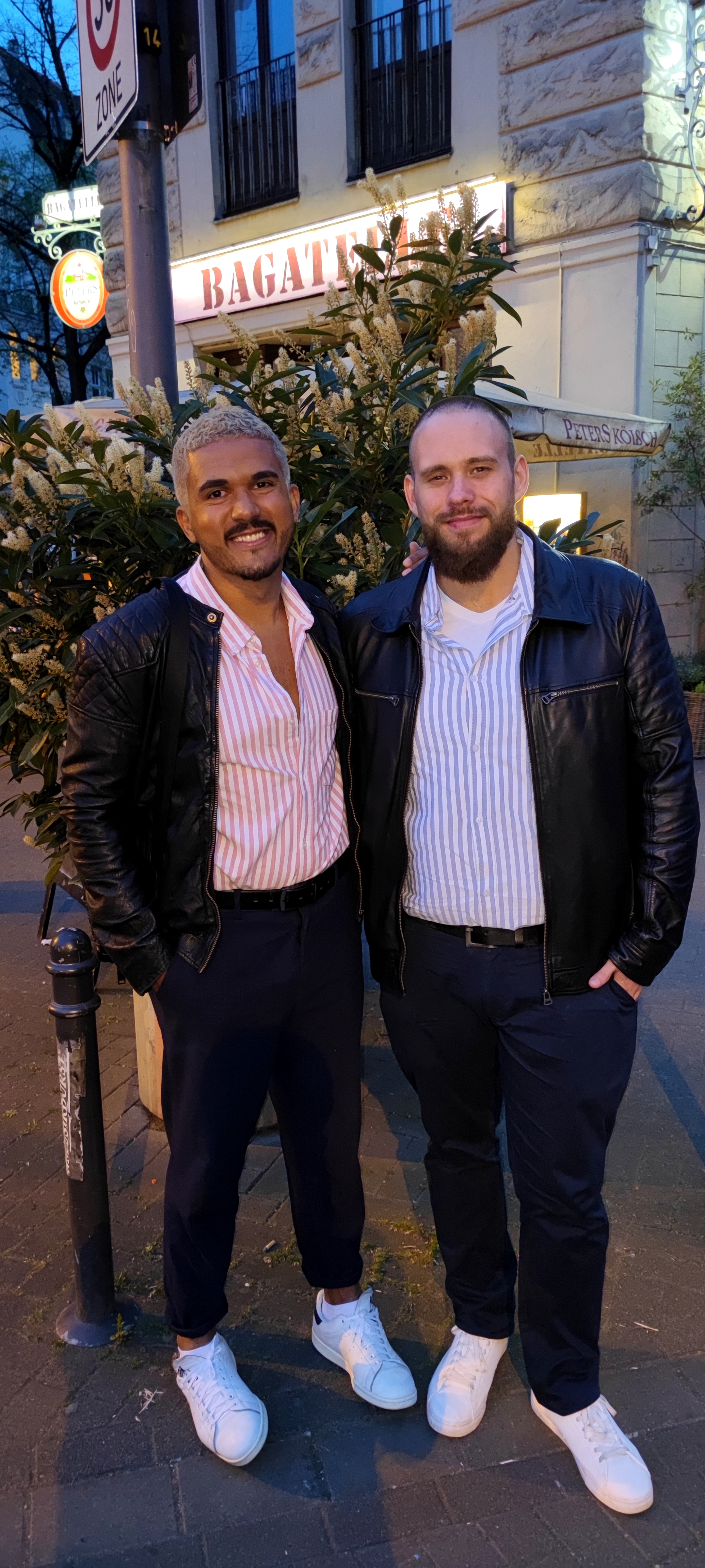 Pascal und Juliano zusammen unterwegs