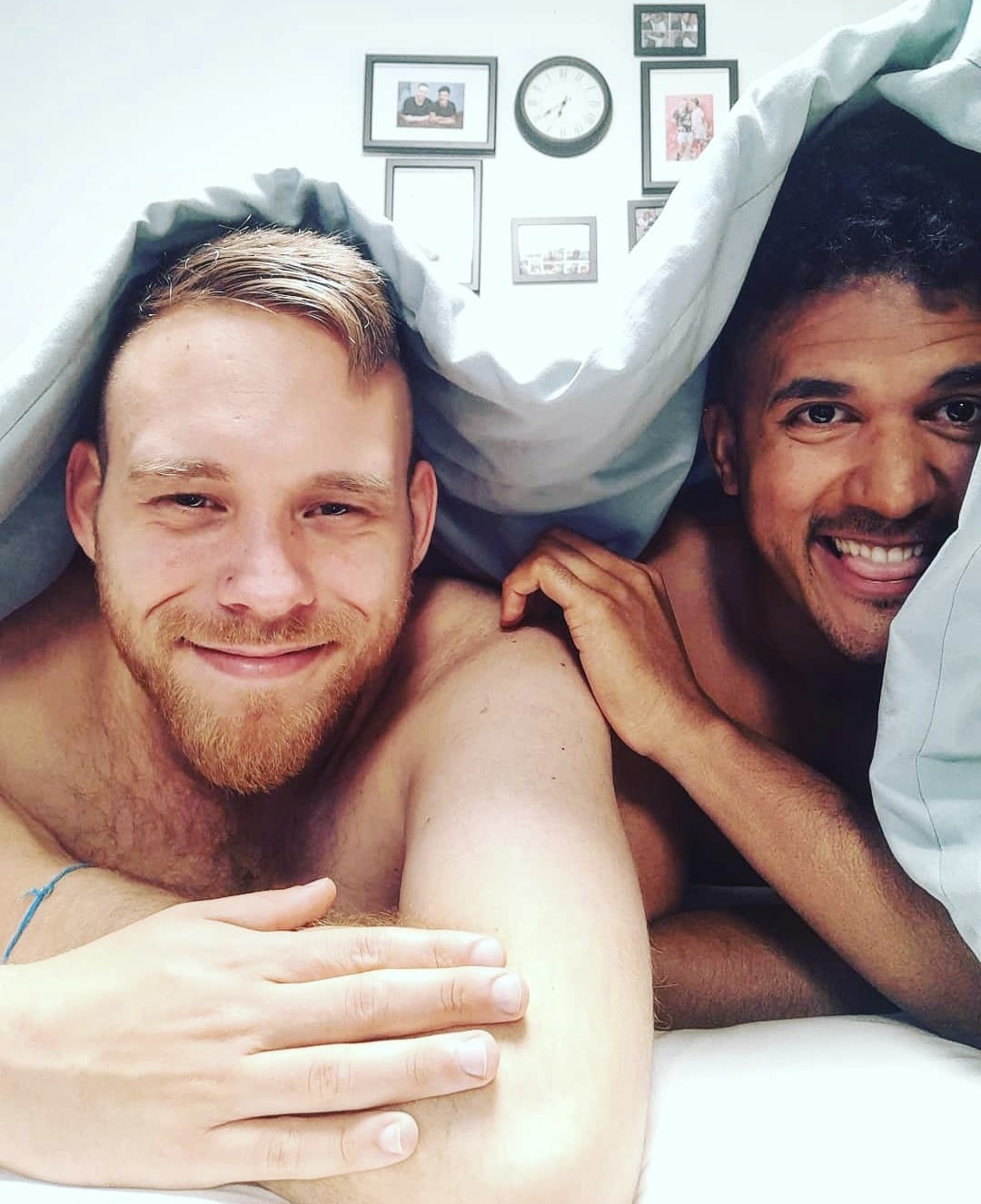 Pascal und Juliano auf einem gemeinsamen Selfie