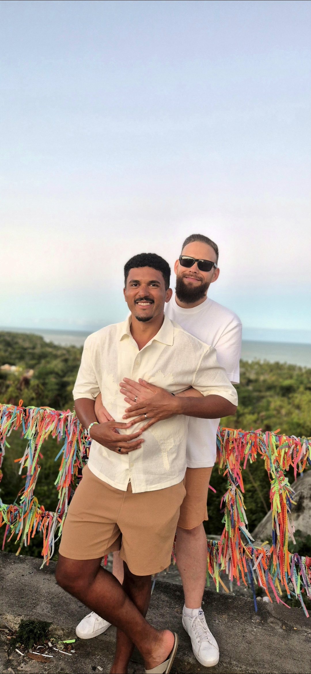 Pascal und Juliano gemeinsam im Urlaub