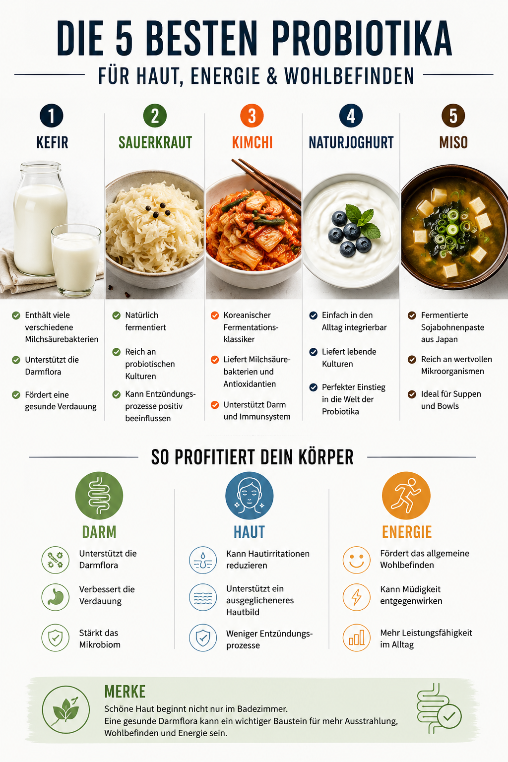Probiotika für Männer