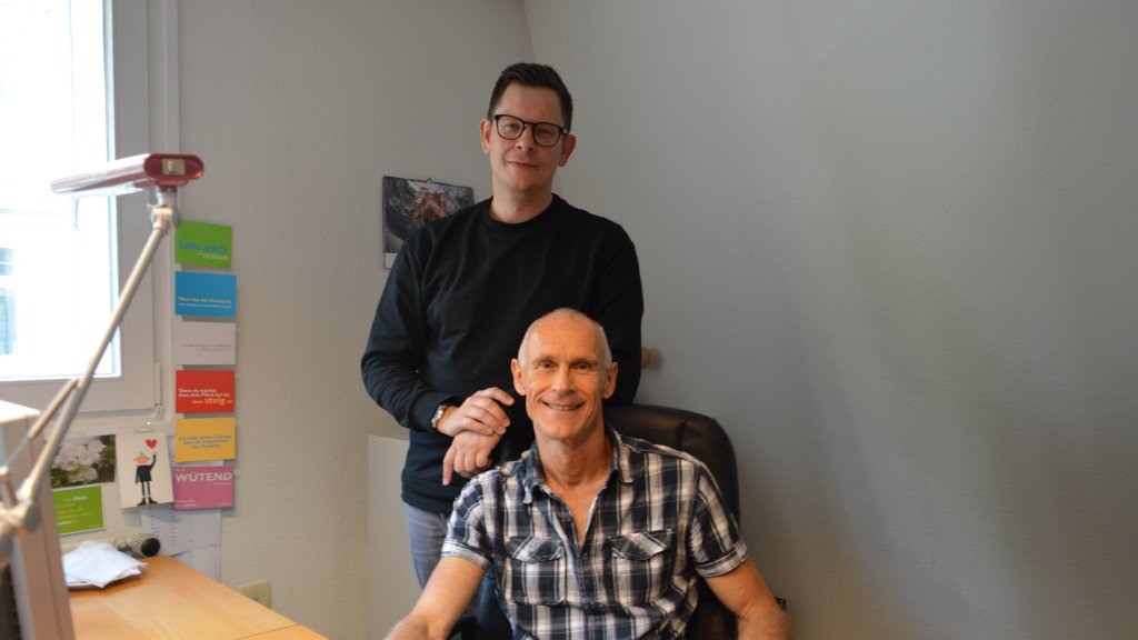 Christian Giebel (links) und Michael Rack (rechts) // © js