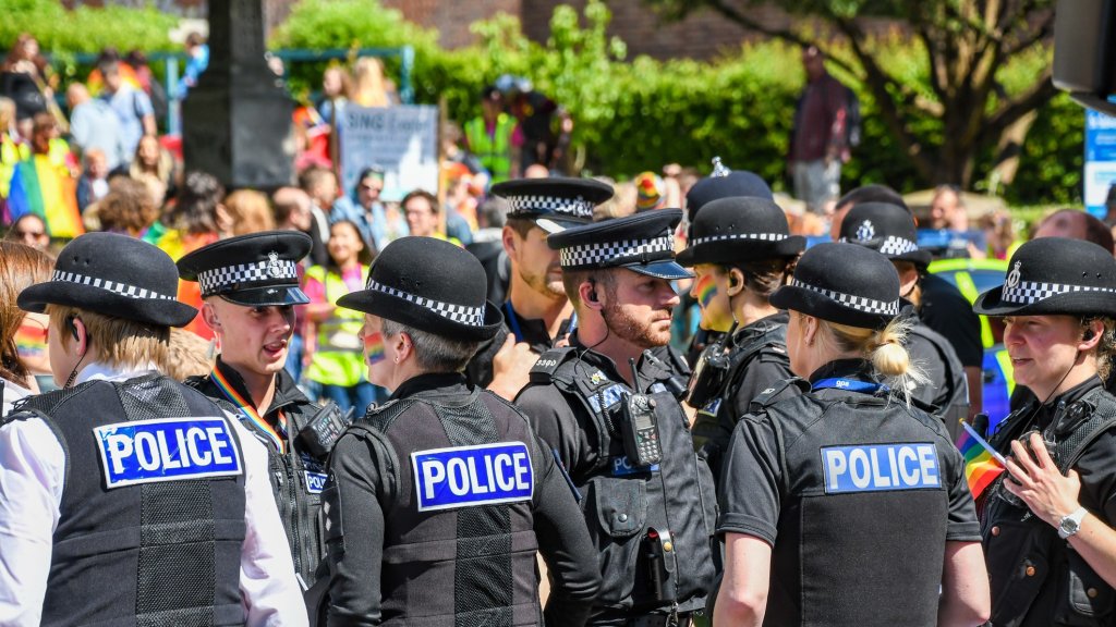 Polizeigewalt auf CSD // © mrtom-uk