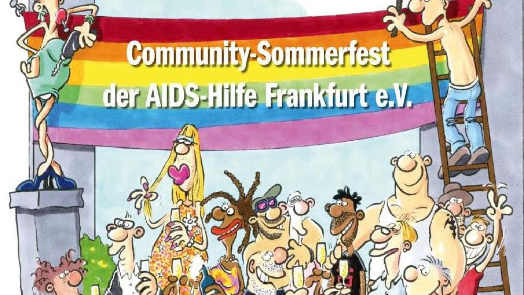 Sommerfest der AIDS-Hilfe Frankfurt // © Ralf König