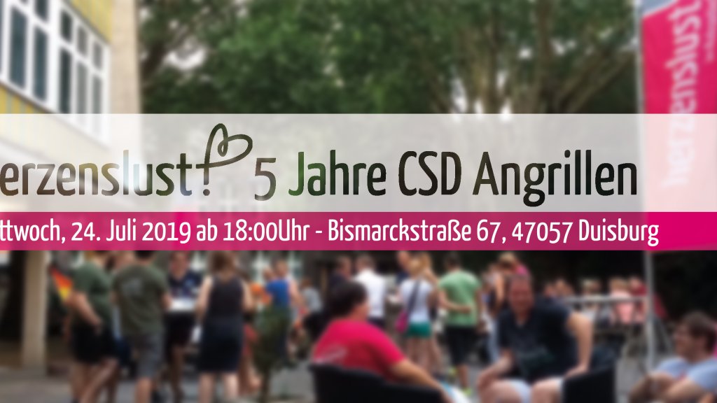 Herzenslust CSD Angrillen 2019 // © Archiv