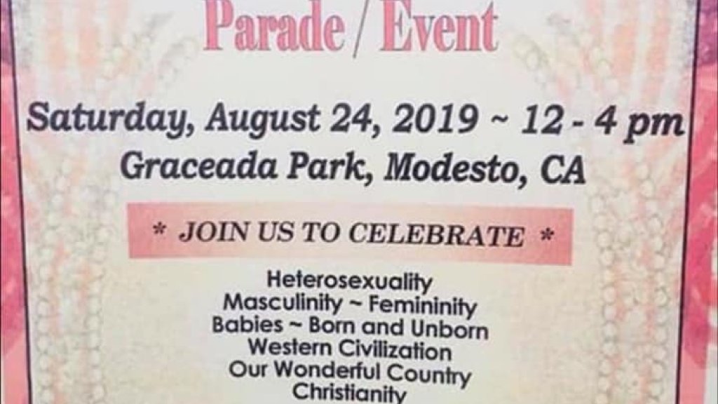 Straight Pride in Kalifornien beantragt // © facebook.com/modestoprogressivedemocrats