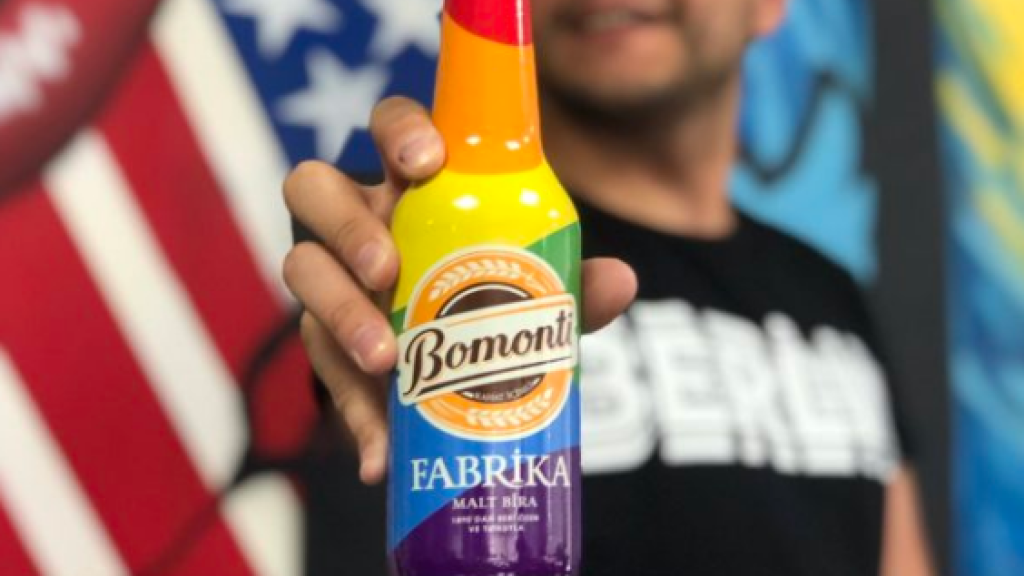 Türkische Brauerei verkauft Pride in der Flasche // © instagram.com/harunguven