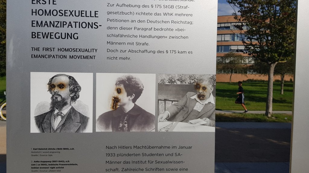 Erneuter Vandalismus in Berlin // © berlin.lsvd.de