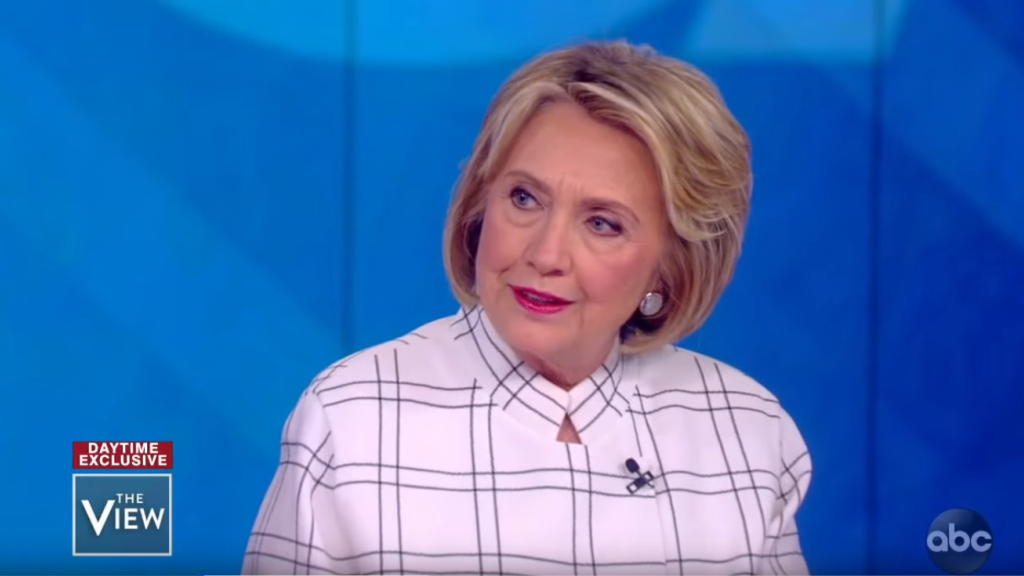 Hilary Clinton bei The View über ihren merkwürdigen Vergleich