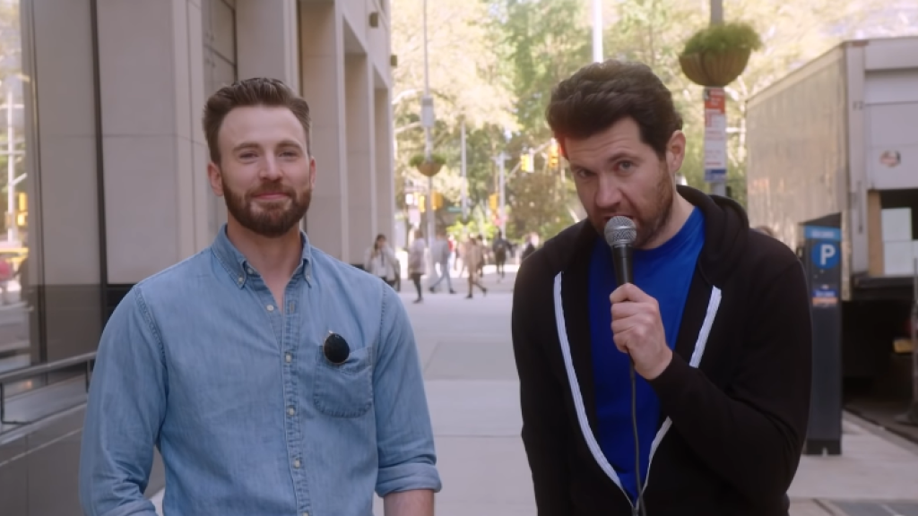 Billy Eichner unterwegs mit Chris Evans
