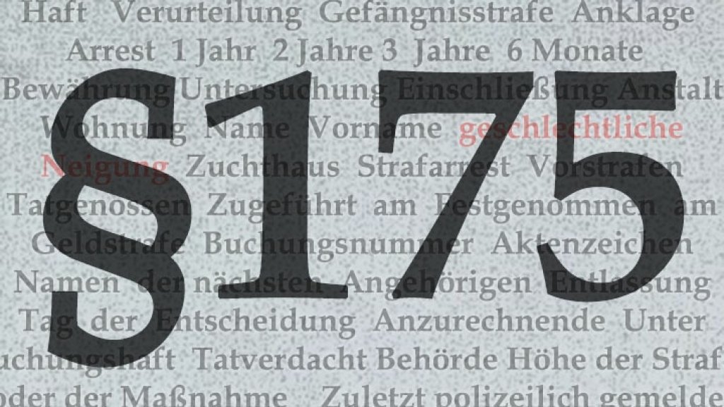 Paragraf 175 // © Illustration von Rainer Hörmann