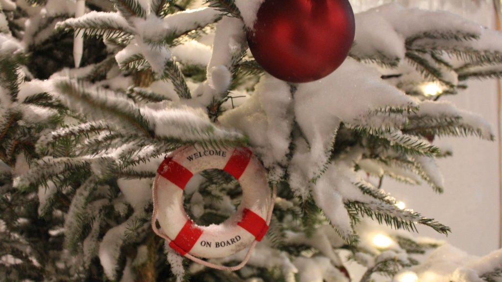 Willkommen im Schnee // © Hafen Weihnachtsmarkt/eventleute