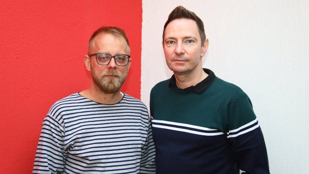 Auf dem Bild von links: Pressesprecher Oliver Lau und KLuST-Geschäftsführer Uwe Weiler // © vvg