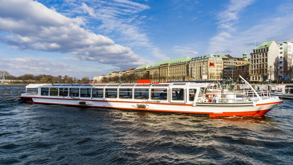Barkasse in Hamburg