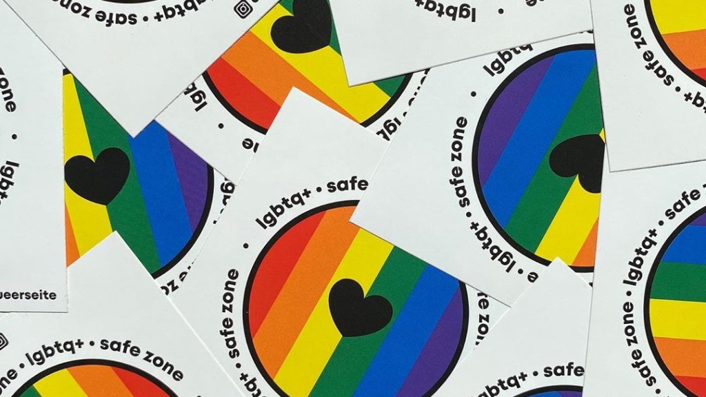 Sichere LGBTI*-Zonen Sticker