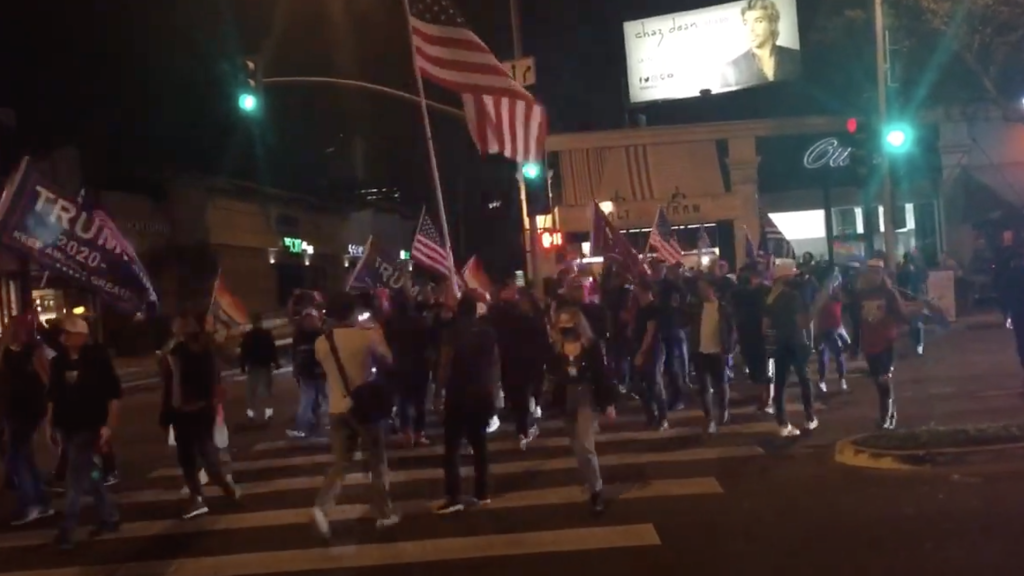 LGBTI* demonstrieren in West Hollywood