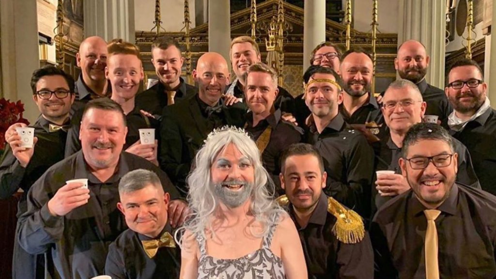Weihnachtsshow des britischen Männerchors