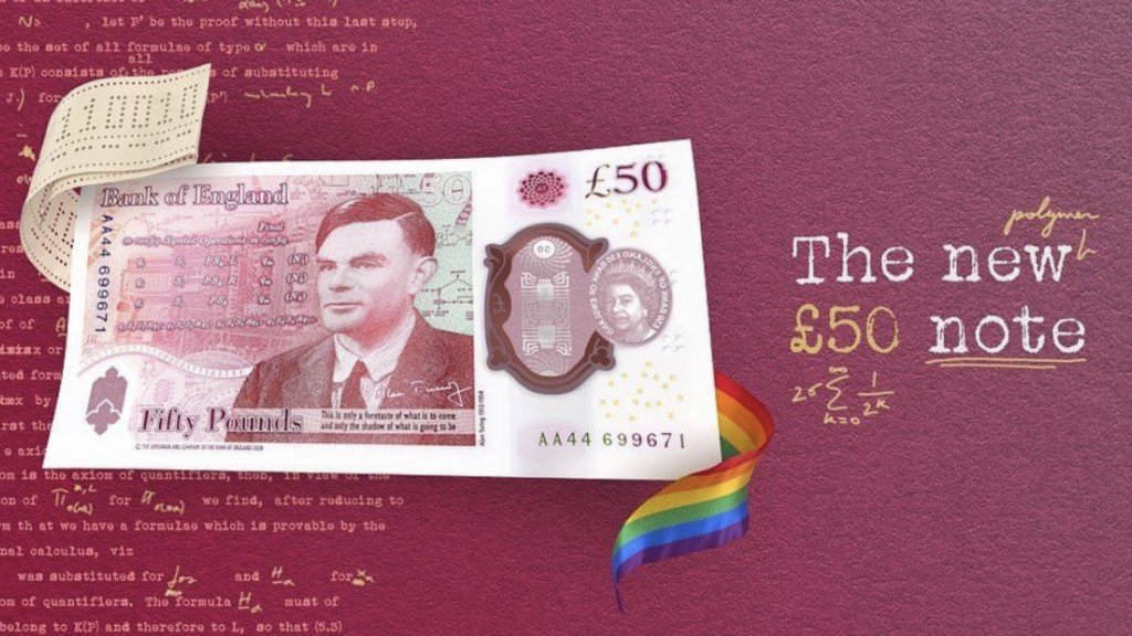 Neue Banknote ehrt Code-Knacker Turing // Archiv