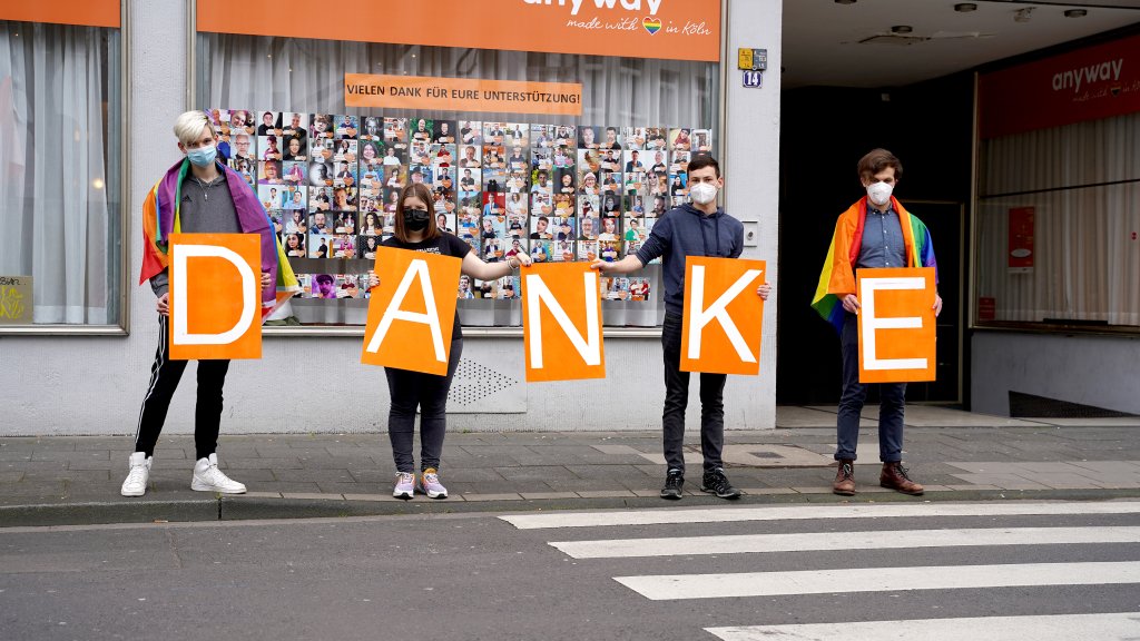Community spendet 44.684 Euro für das Jugendzentrum anyway