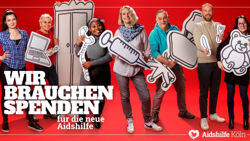 Aidshilfe Köln JETZT finanziell unterstützen
