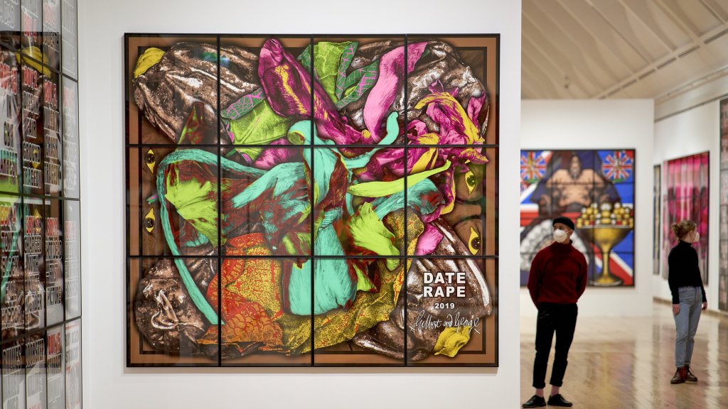 Ausstellung mit Werken von Gilbert & George // © Schirn Kunsthalle Frankfurt, 2021, Foto: Norbert Miguletz