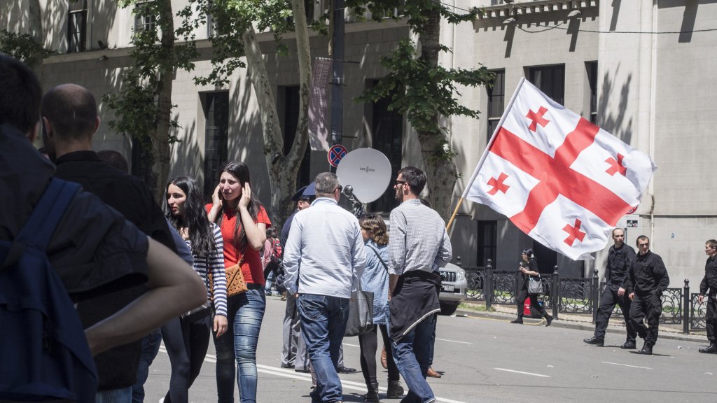 Aufstand in Georgiens Hauptstadt // © Sohadiszno