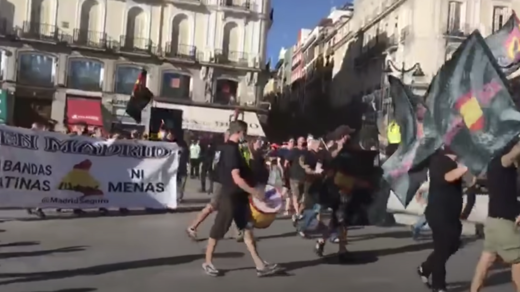 Demonstration in Madrids LGBTI*-Viertel Chueca