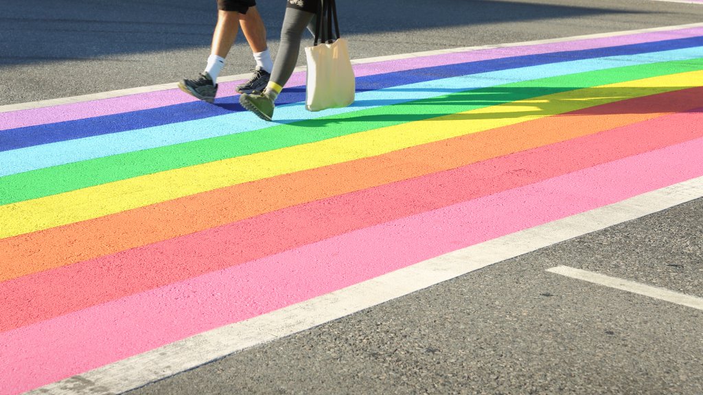 Vilnius und Polizei streiten um Regenbogen-Zebrastreifen