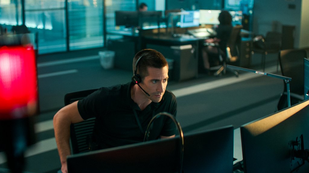Jake Gyllenhaal in "The Guilty" // © Netflix