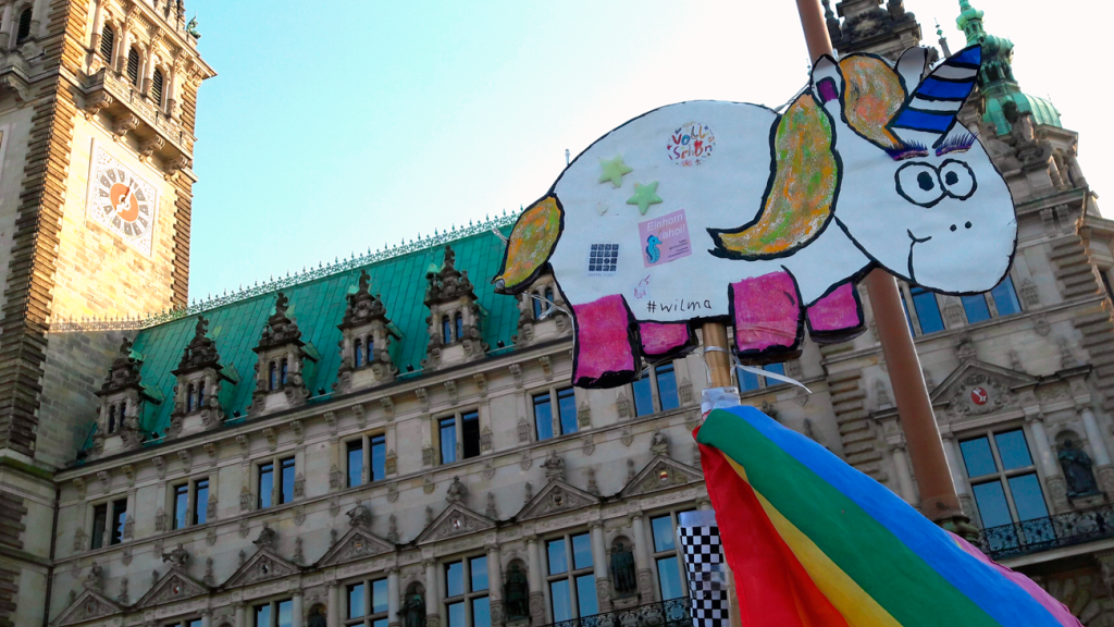 Rainbowflash HH 2018 // © Queer AG TUHH