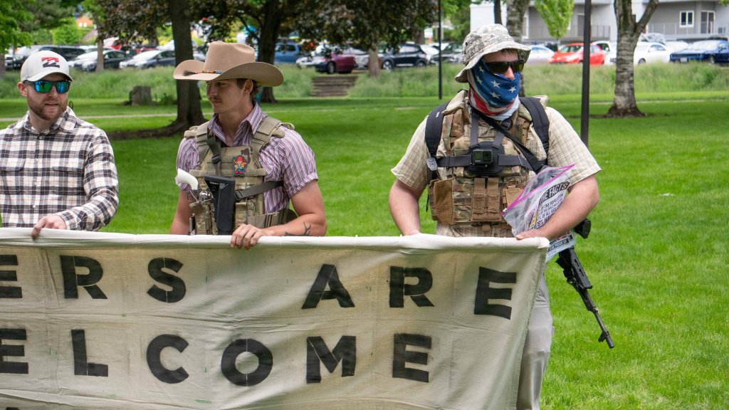 Rechtsextreme Gruppe wollte US-Pride angreifen