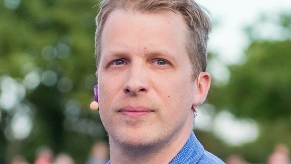 Oliver Pocher beim Dreh zum Musikvideo für seinen WM-Song
