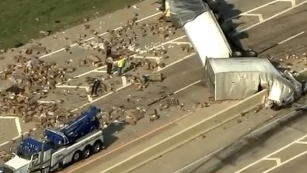 Lastwagen ergoss Sexspielzeuge auf Autobahn in Oklahoma