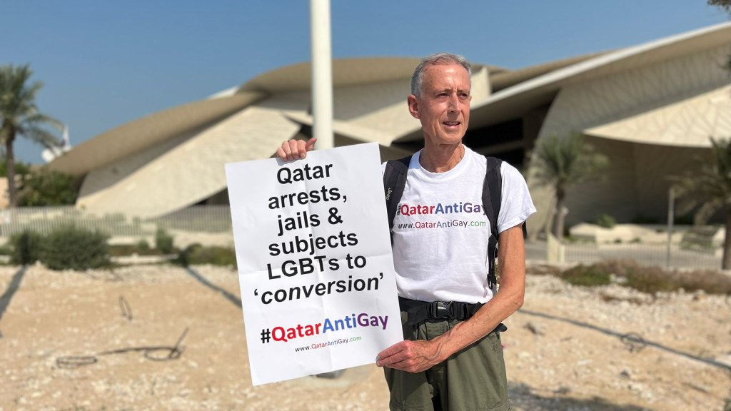 LGBTI*-Aktivist Peter Tatchell in Katar