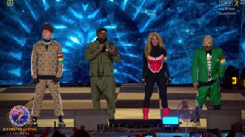 Black Eyed Peas beim Neujahrskonzert im polnischen Fernsehen