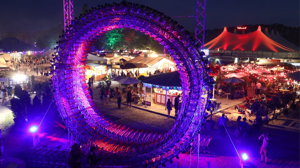 Tollwood - Festivalansicht 2019 // © Bernd Wackerbauer