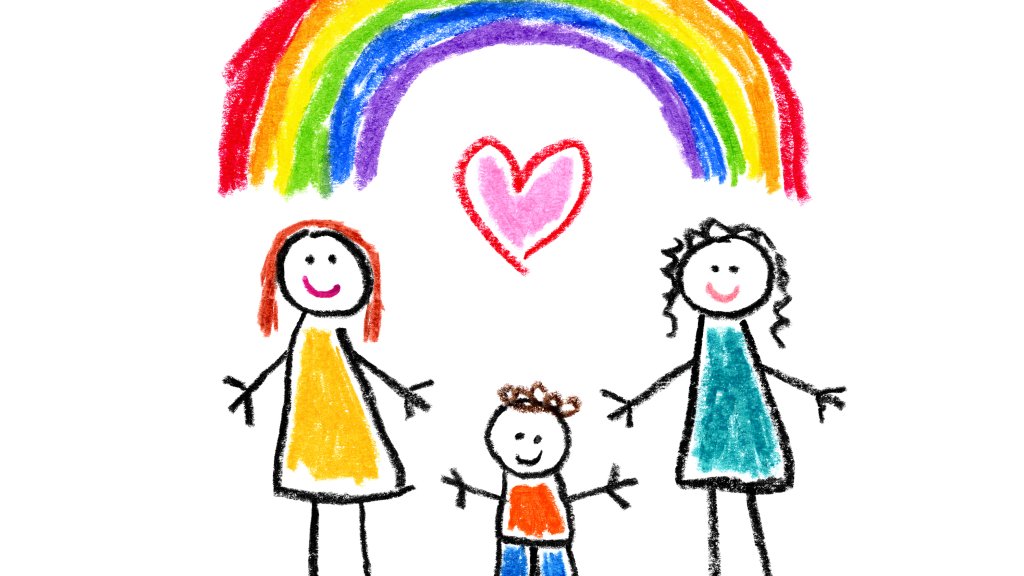 Regenbogenfamilien (Symbolbild) // © iStock/subjug