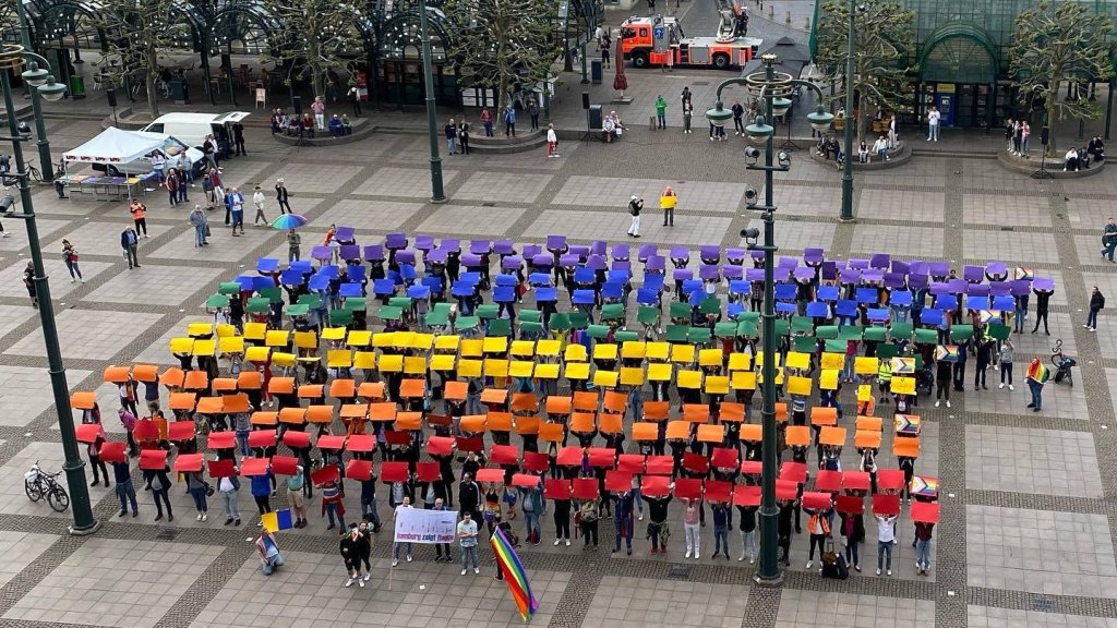 Rainbowflash 2022 // © LSVD Hamburg
