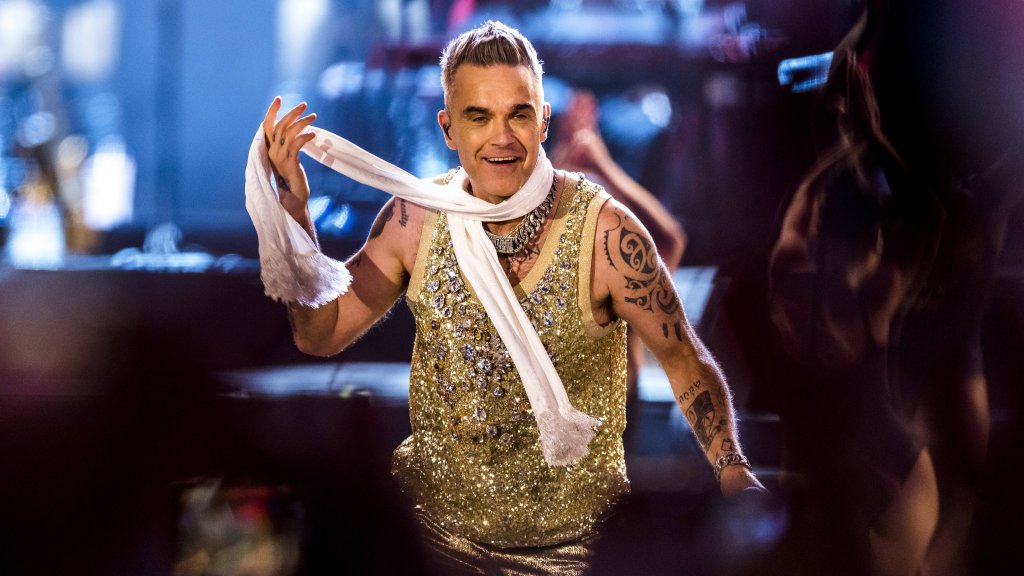 Nach nur drei Songs brauchte Robbie Williams eine Pause