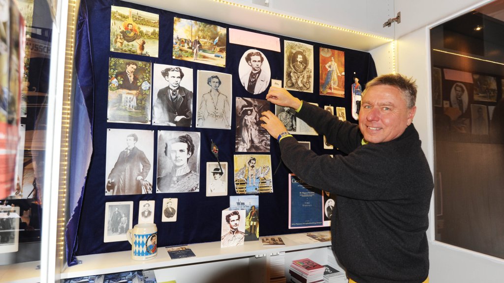 Dietmar Holzapfel sammelt Spenden für Erinnerungsort an König Ludwig II.