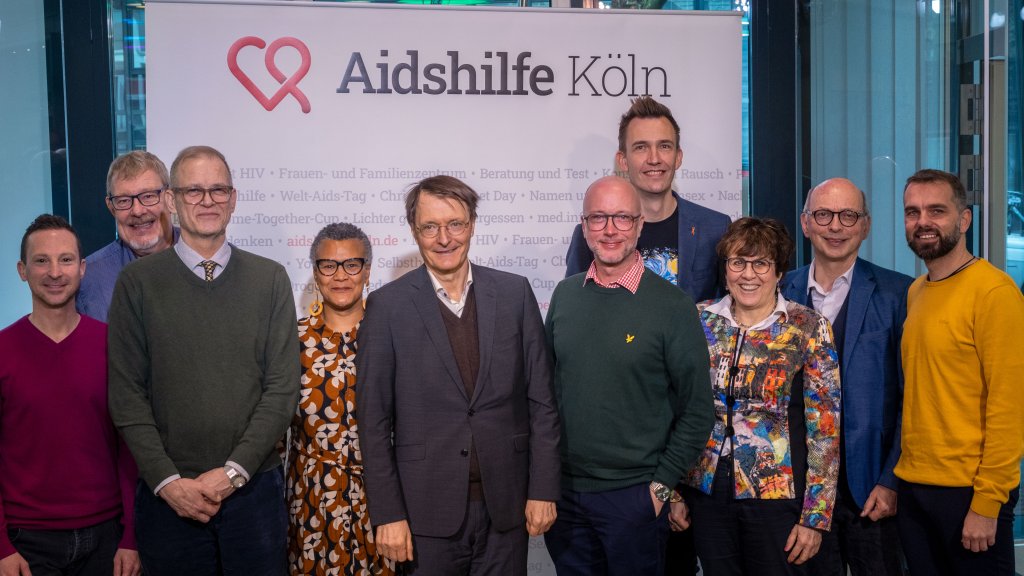 Ministerbesuch bei Aidshilfe // © Privat