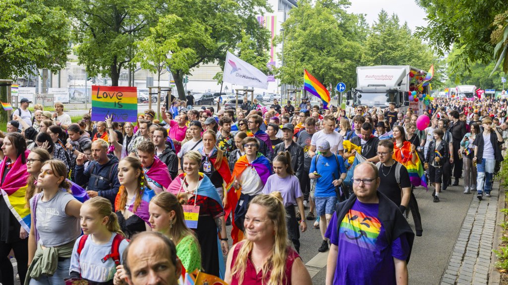 Rechter Aufmarsch beim CSD
