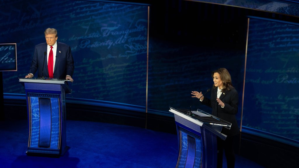 Schlagabtausch Trump gegen Harris