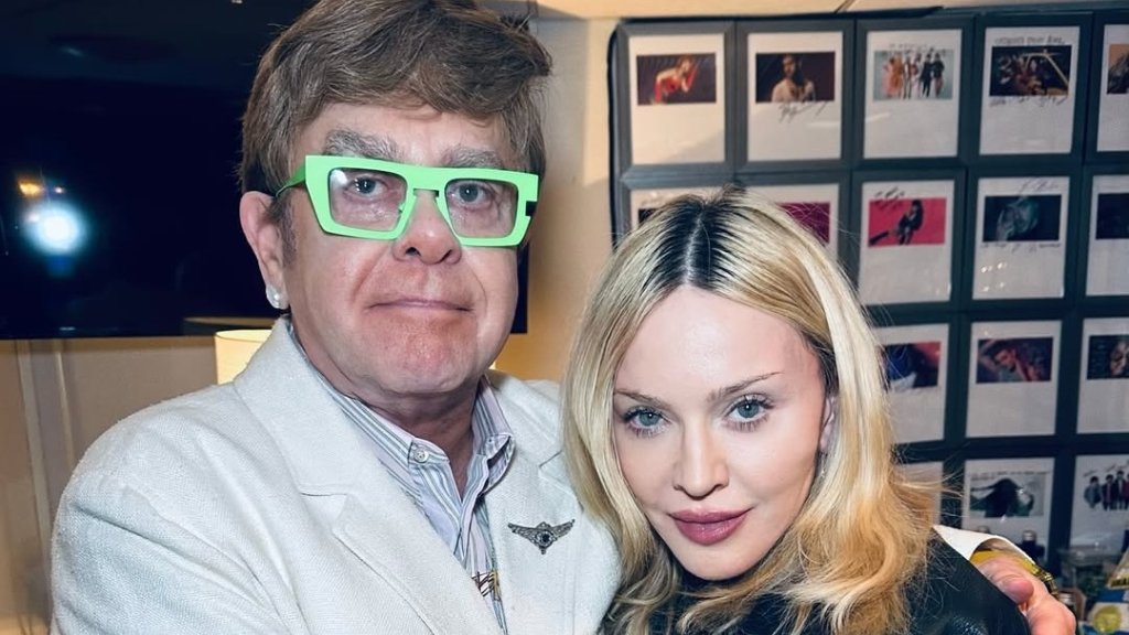 Elton John und Madonna 