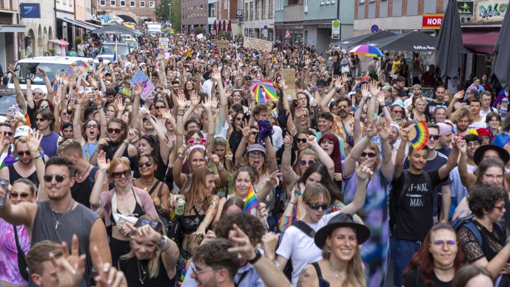 Pride-Start beim CSD Nürnberg