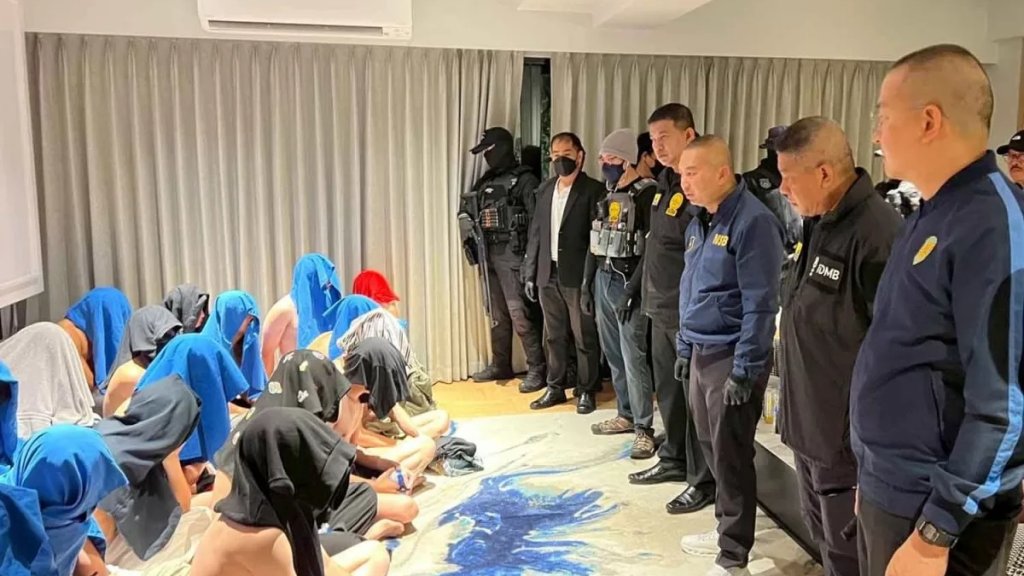 Massenverhaftung in Bangkok