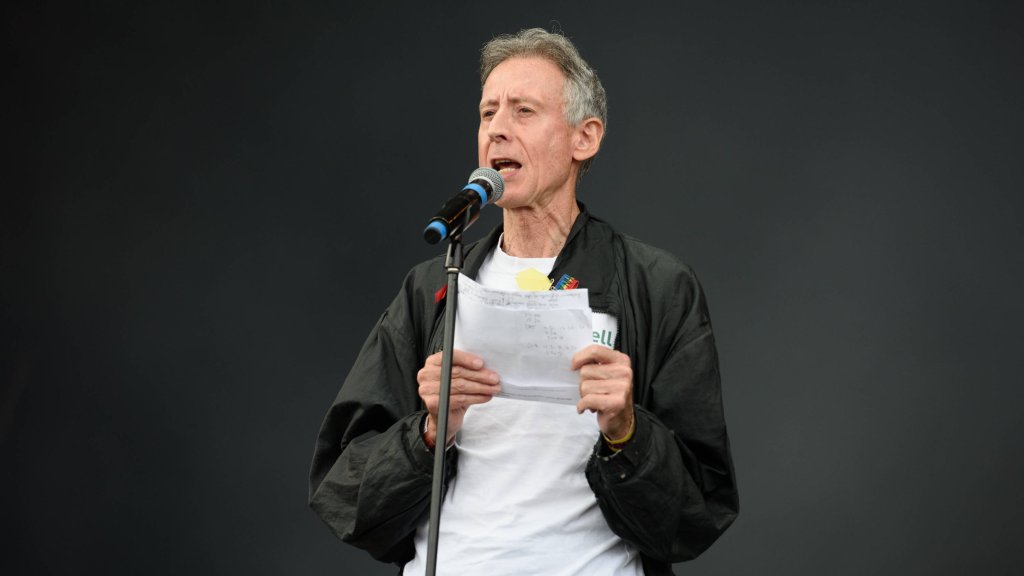 Protest von Peter Tatchell 