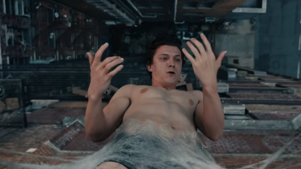 Spider-Man in Unterhose