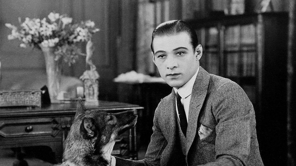 Stummfilmstar Rudolph Valentino 