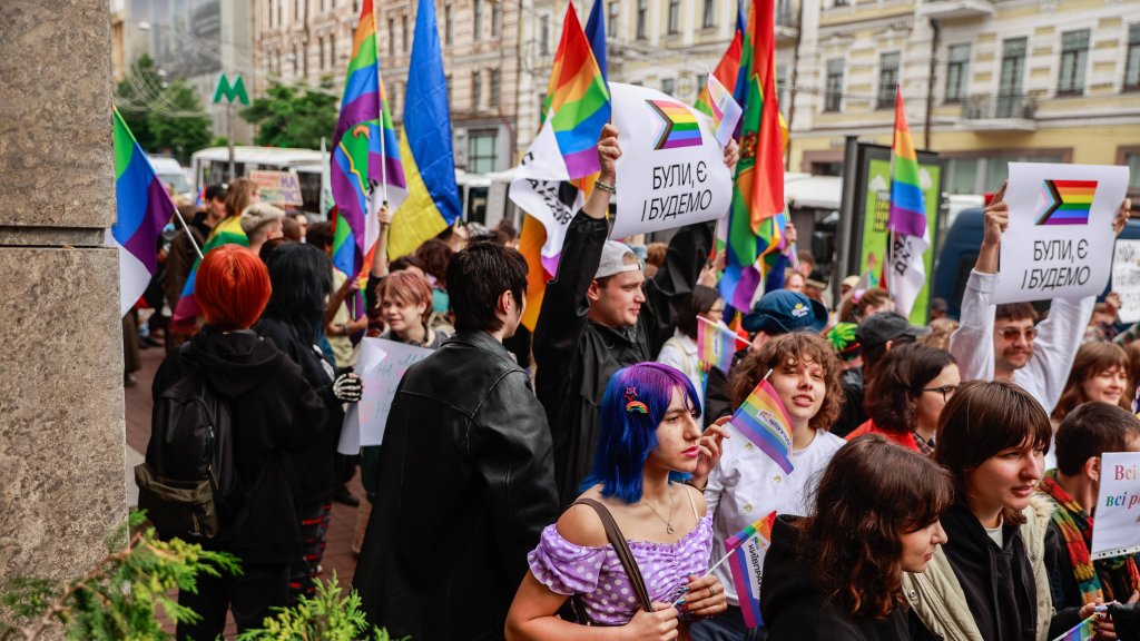 LGBTIQ+-Proteste in Kiew