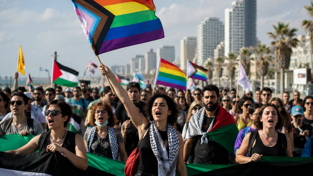 Umstrittene Proteste in Tel Aviv